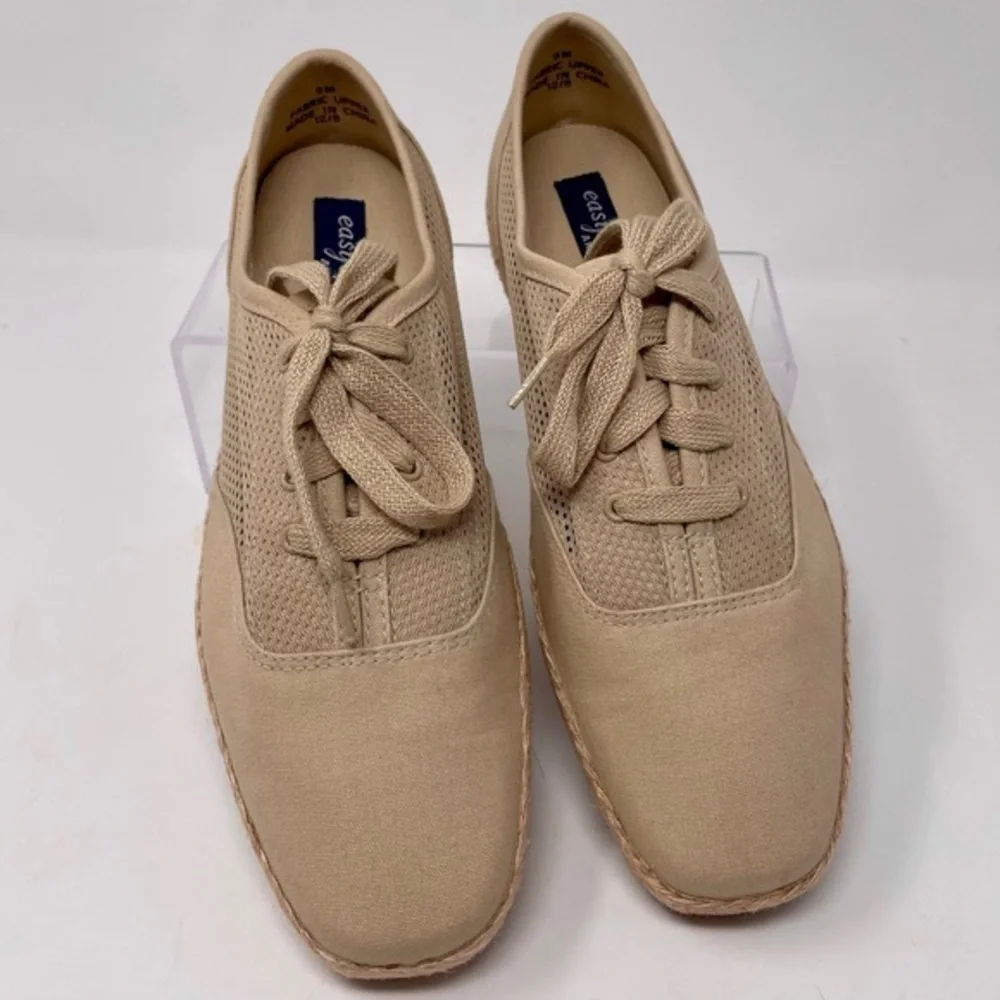 Easy Spirit Anti-Gravity Tan Tie Summer Shoes SIZE 9M